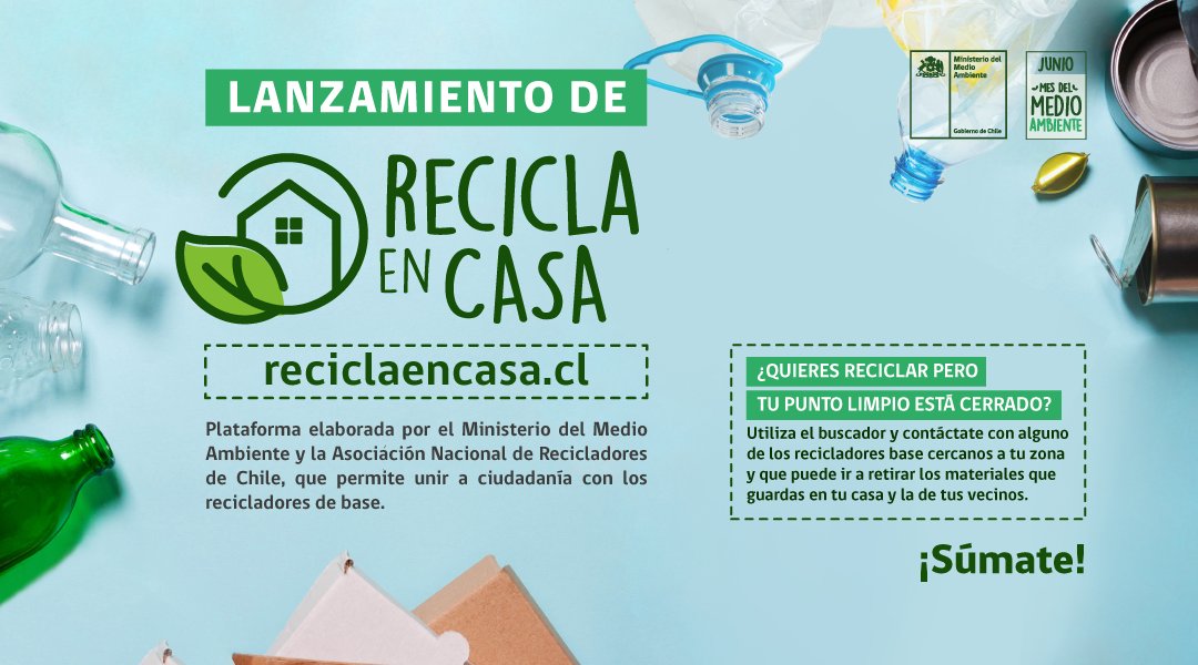 Ministerio Del Medio Ambiente Lanza Plataforma Para Reciclar Sin Salir ...