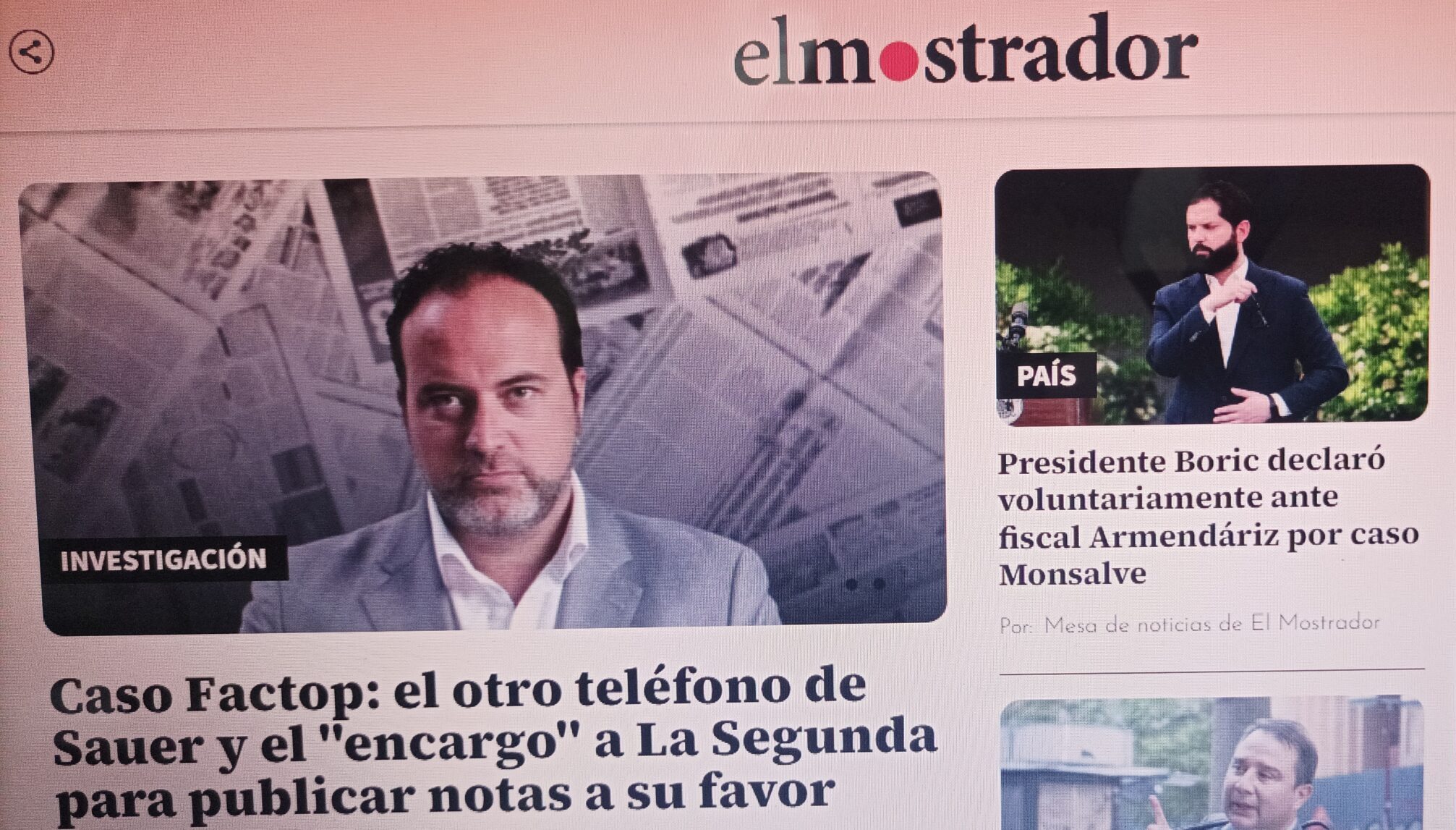 Caso Factop: Los chats que revelan “encargos” de Daniel Sauer para influir en medios a favor de su reorganización financiera