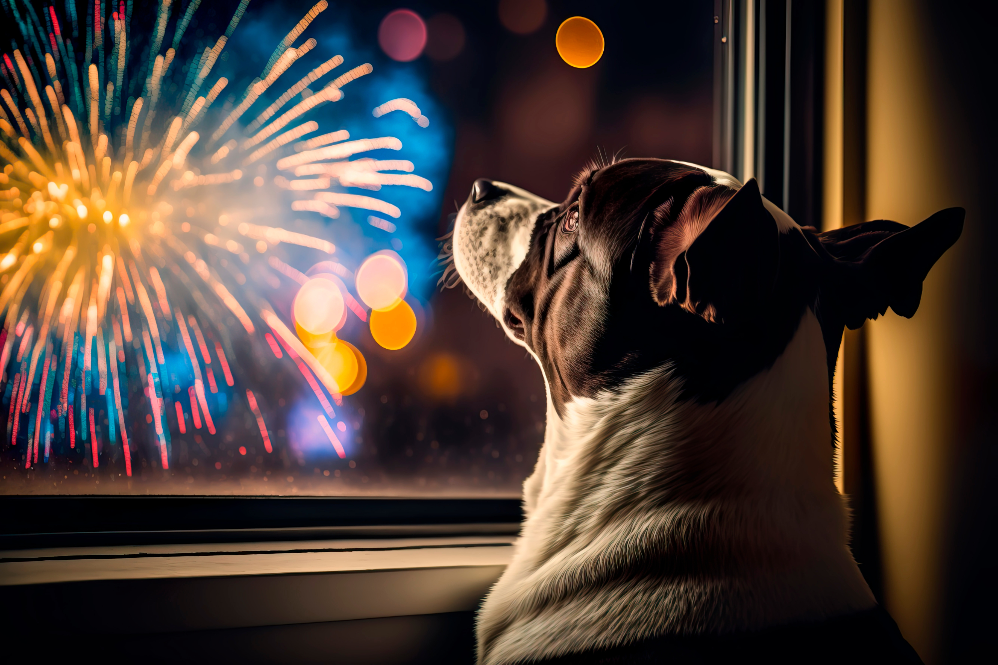 Fuegos artificiales: infierno de fin de año para las mascotas